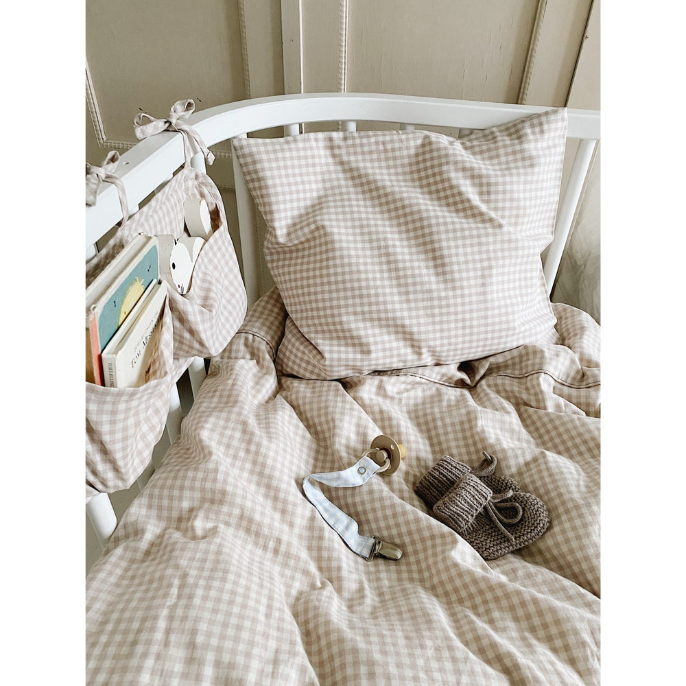Køb Lalaby Beige Gingham Classic Sengetøj