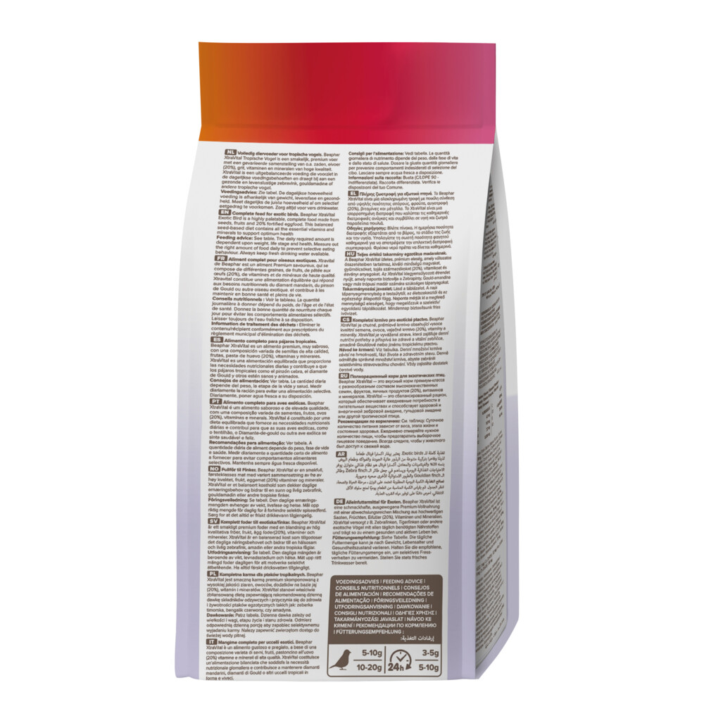 Beaphar XtraVital Tropische Vogels Tropische Vogels500 gr