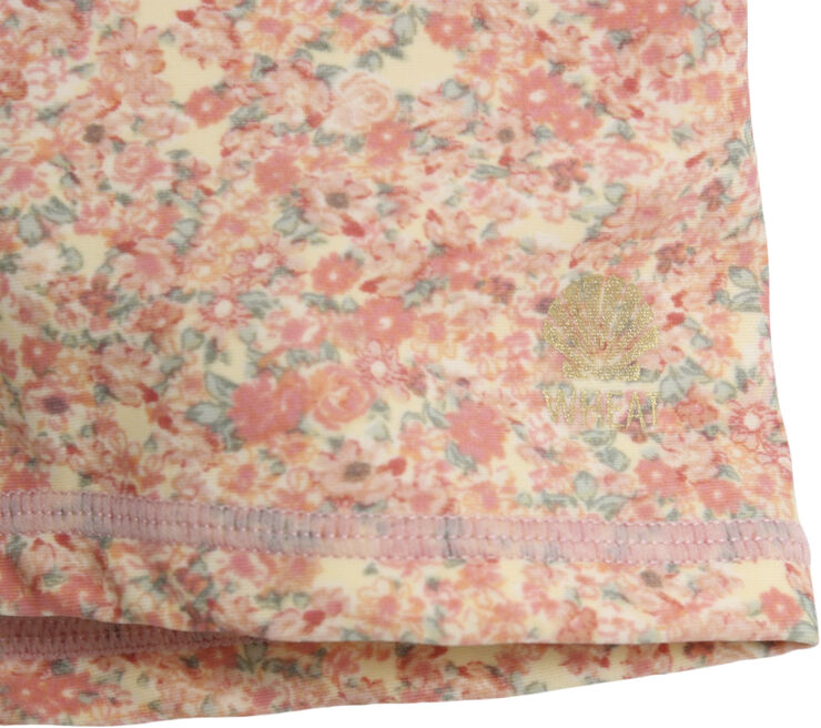 Wheat Swim Shorts Niki Lemon curd flowers