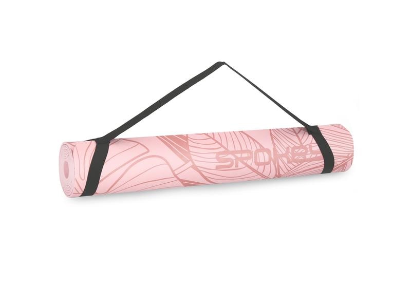 SPOKEY Yogamatte Leaf 183 x 61 x 0.4 cm Rutschfeste Yogamatte sorgt für Stabilität bei den Übungen