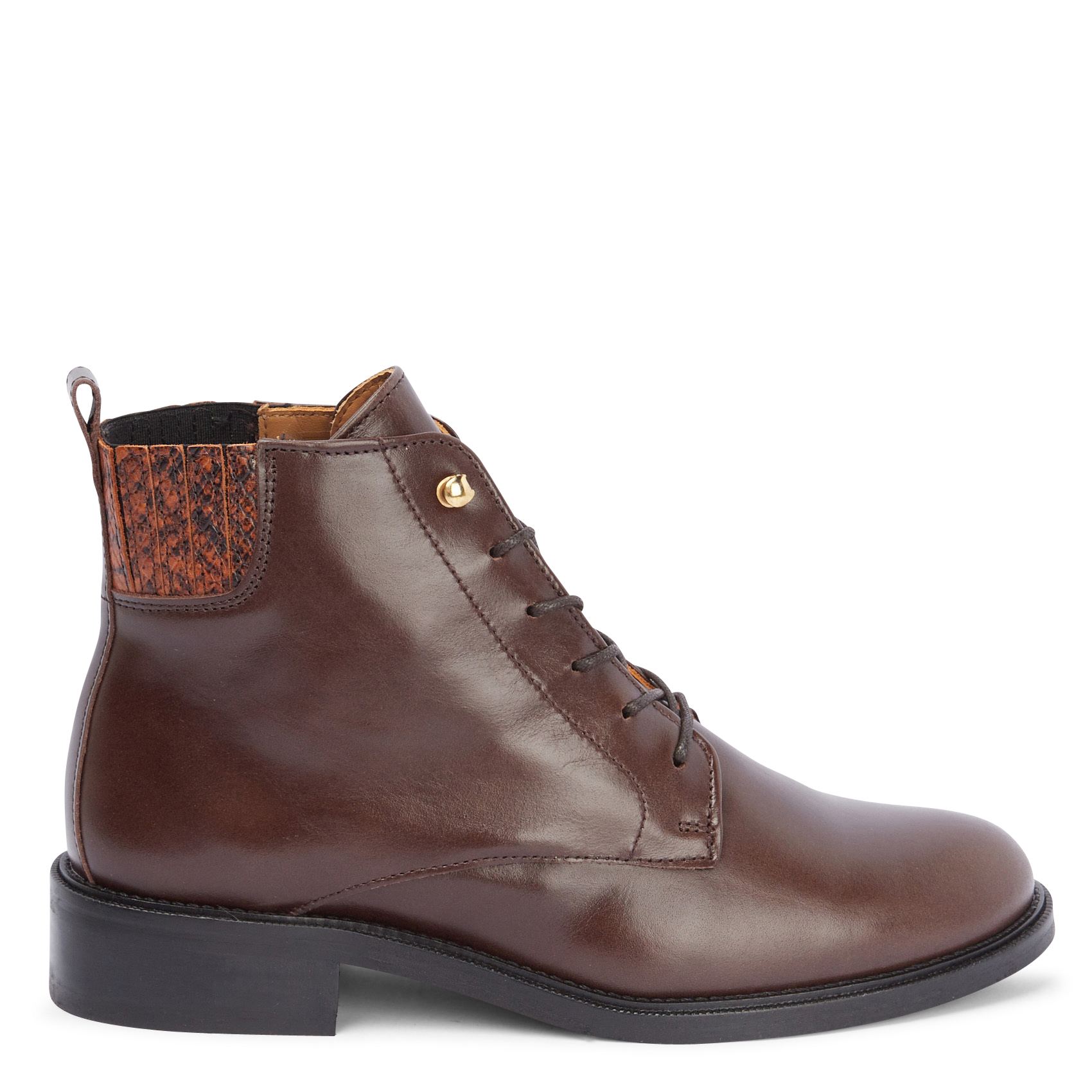 CANDIDE DESERT - Bottines en cuir | Marron