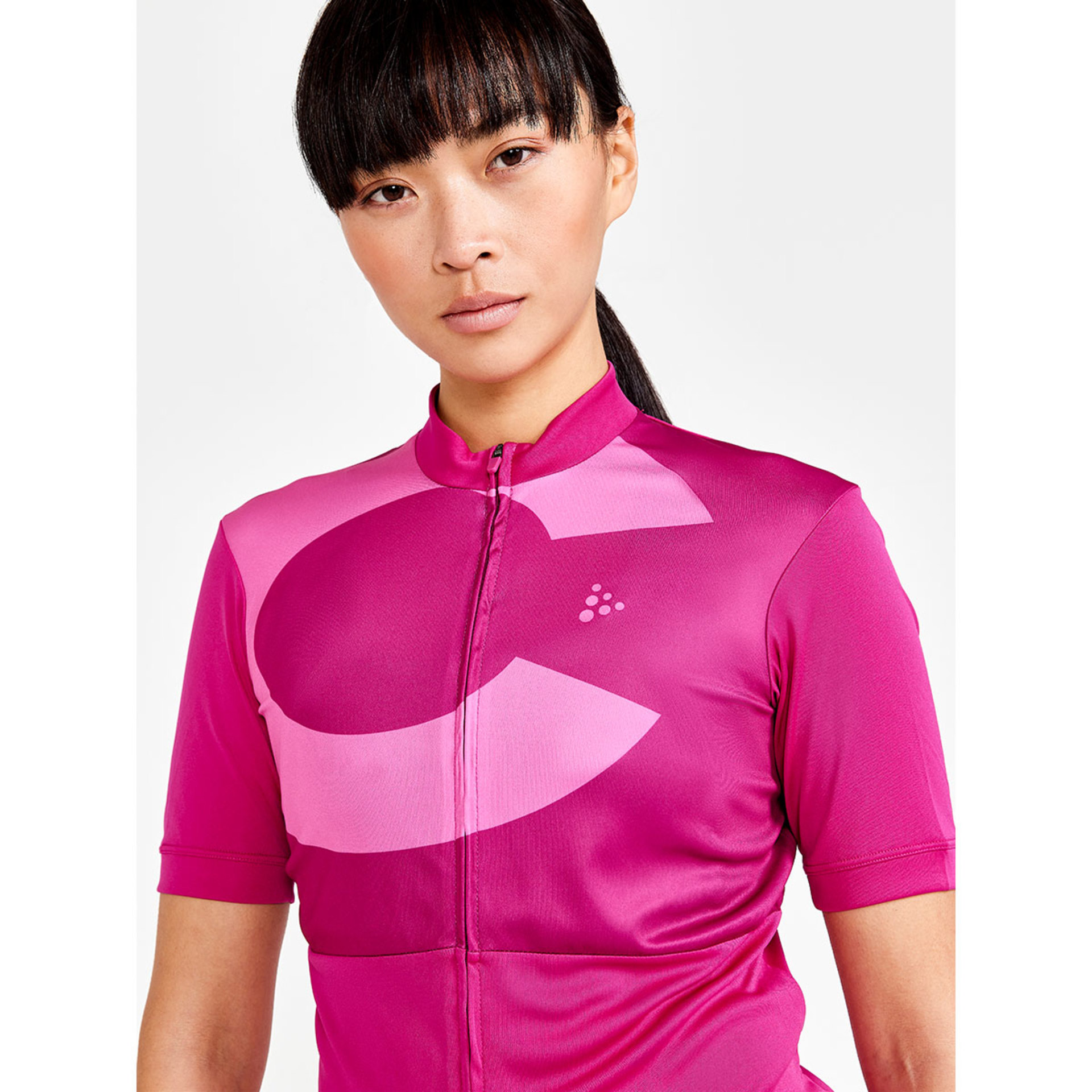 Craft CORE Endurance Logo Fietsshirt Korte Mouwen Roze Dames