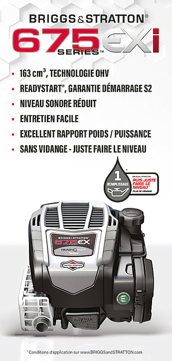 Tondeuse thermique tractée 163 cc Toro 21771 55 cm, Moteur Briggs & Stratton 675 EXI Series