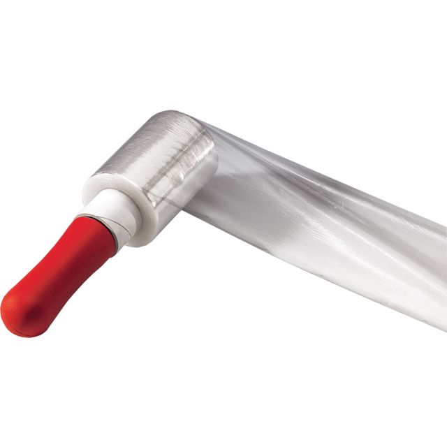 Folie, handrol mini stretchfolie, LLDPE, 10cm, 150m, 17my, transparant