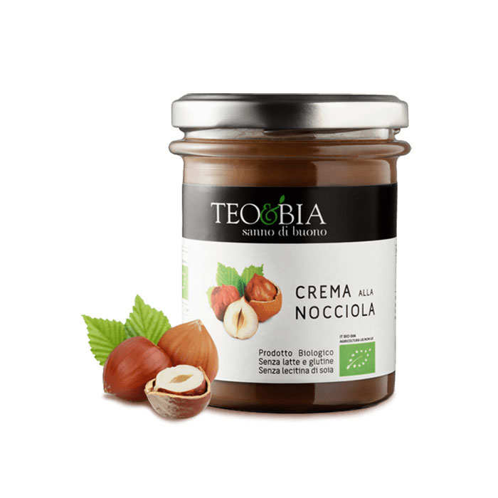 Pâte à tartiner aux noisettes bio sans gluten et sans lactose - Teo & Bia - Teo & Bia
