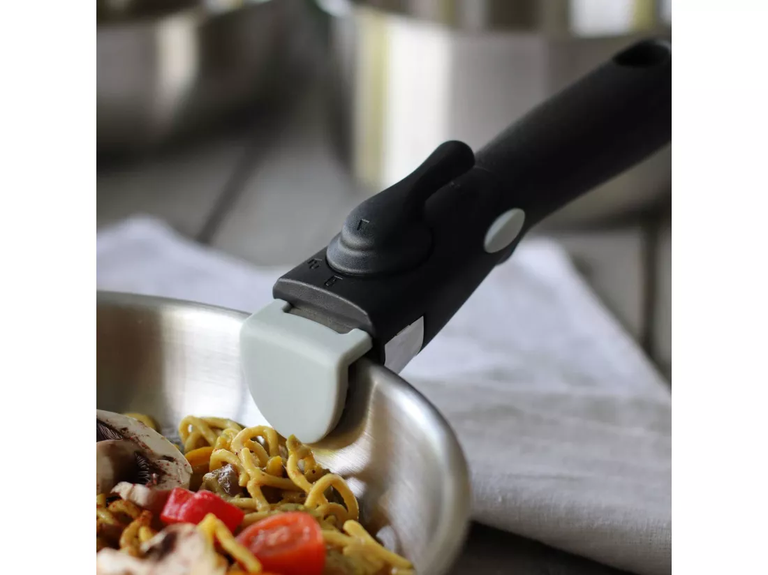 Menastyl - Poignee Amovible Iris Inox En Bakelite
