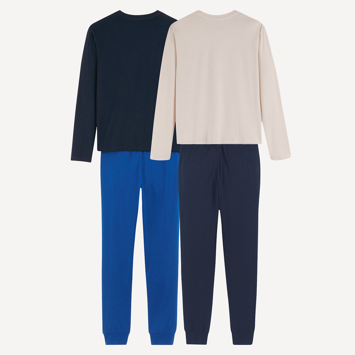 COLEÇÃO LA REDOUTE<br>Conjunto de 2 pijamas de algodão