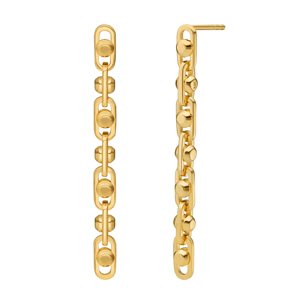 Boucles d'oreilles MICHAEL KORS argent 925 doré pendantes