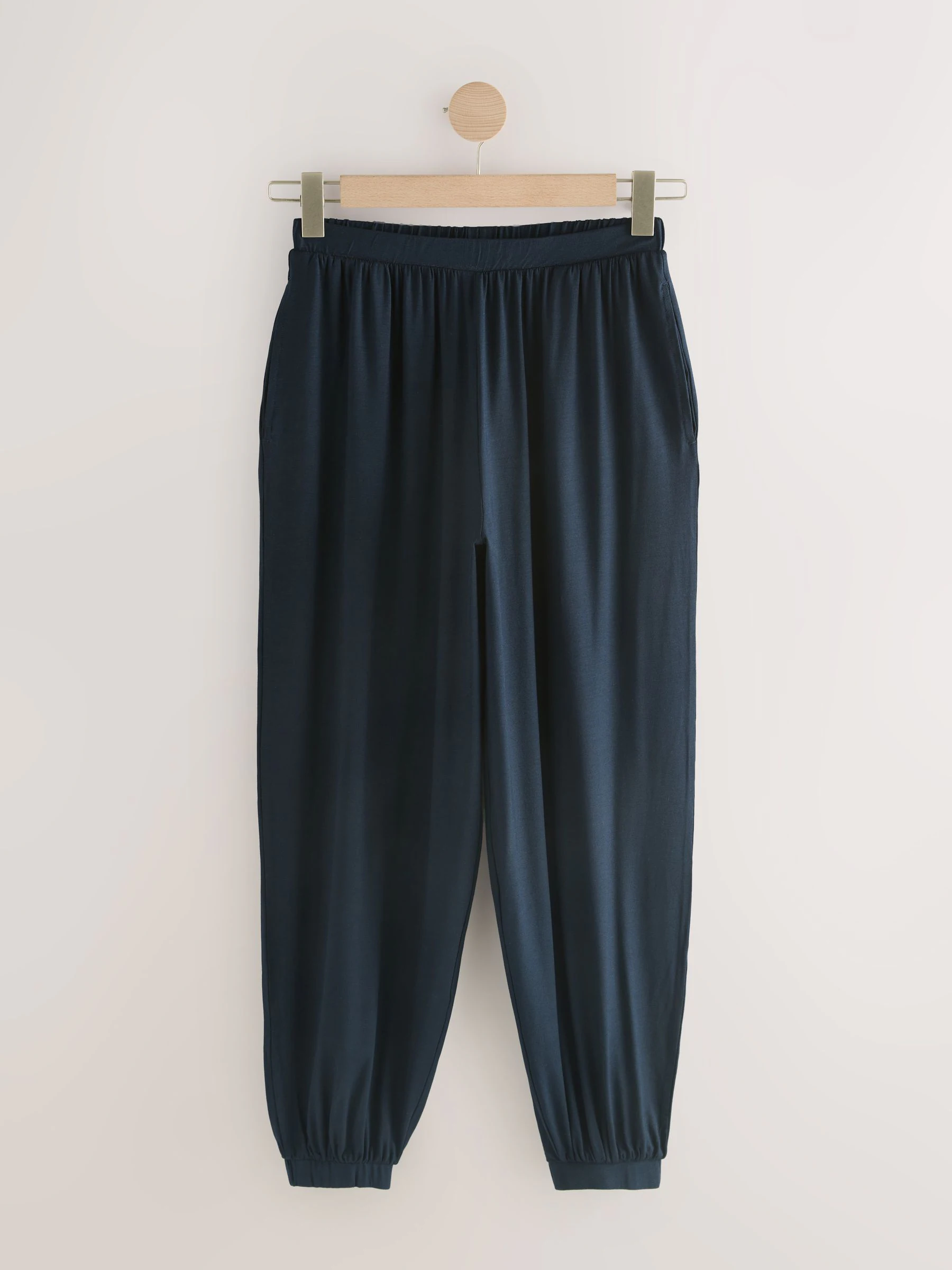 Marineblauw - Jersey Harem Joggers