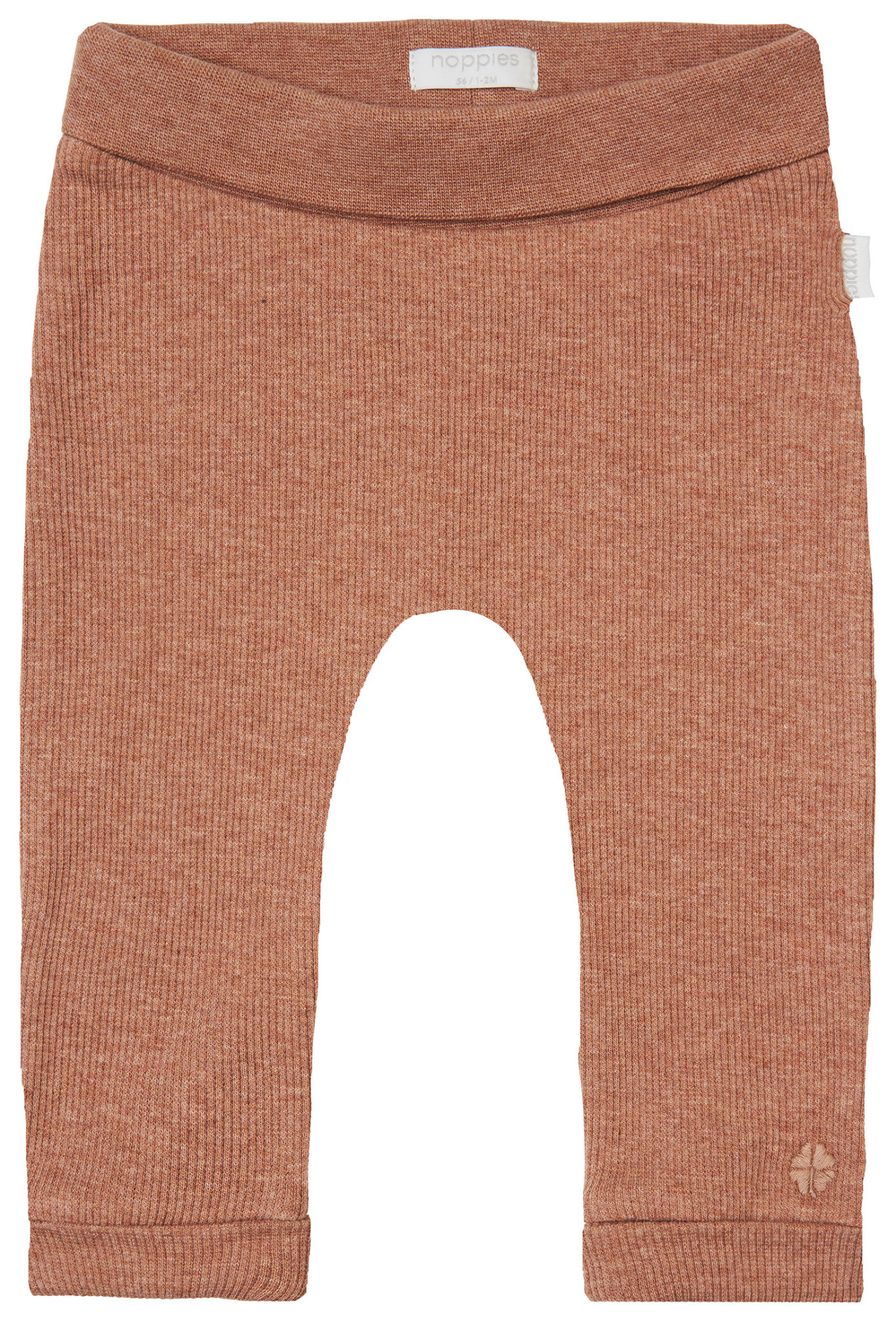 Noppies Noppies broek comfort Rib Naura cafe au lait melange