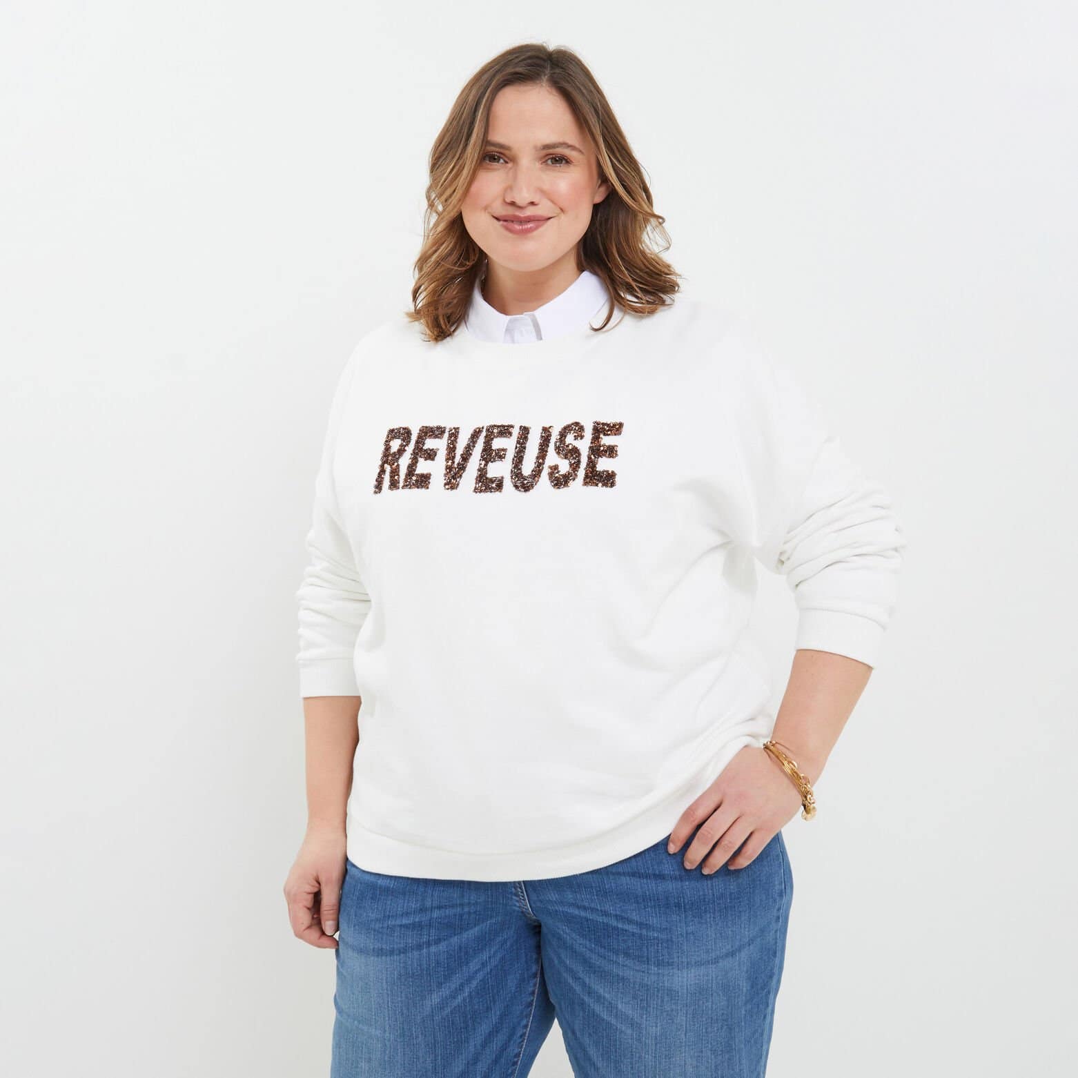 Sweat message femme