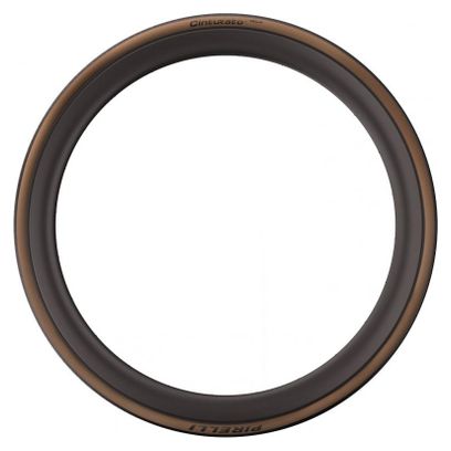 Pneu Pirelli Cinturato Velo TLR 700 mm Tubeless Ready Souple Armour Tech SmartNET Silica Flancs Beige