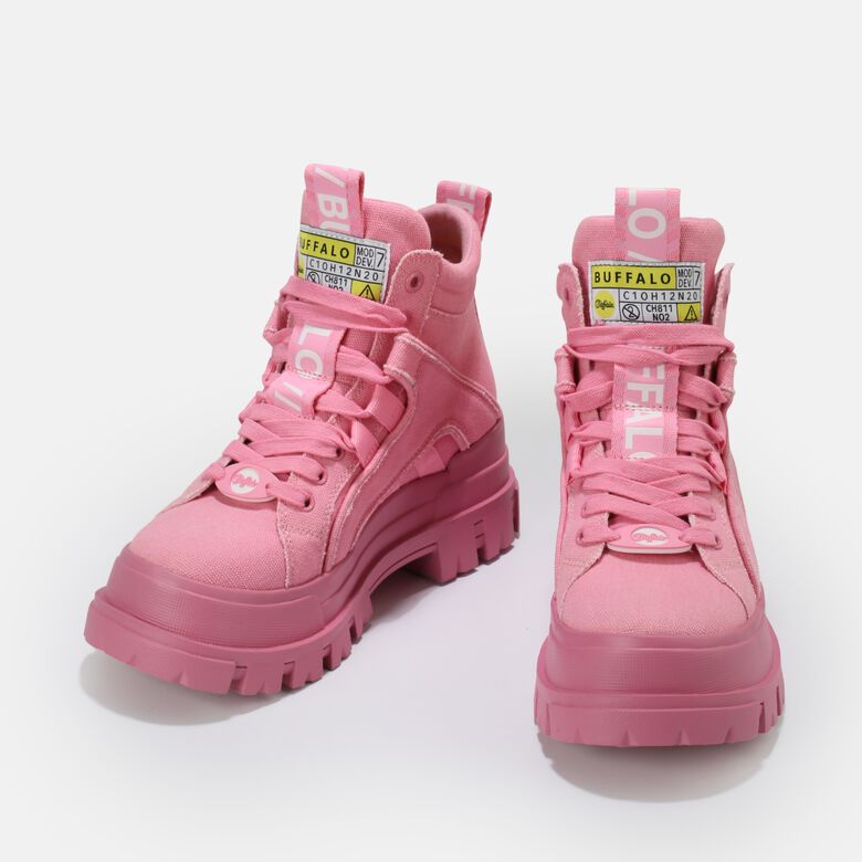 Aspha NC Mid bottines véganes, fuschia