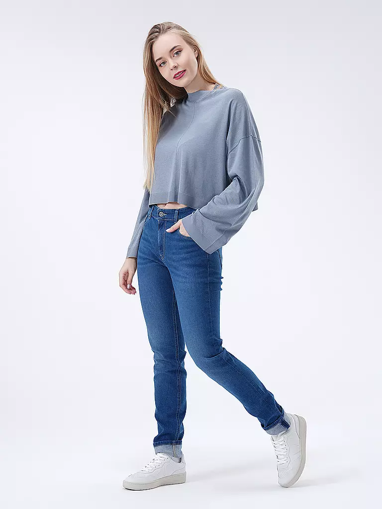 DRYKORN Langarmshirt CEDARIA hellblau