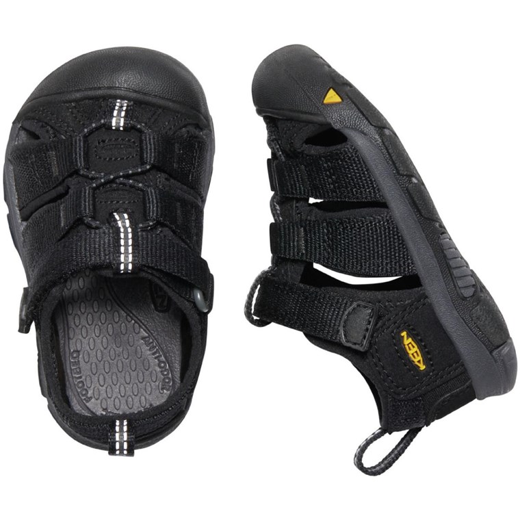 Keen Newport H2 Sandals Toddler Black/Keen Yellow