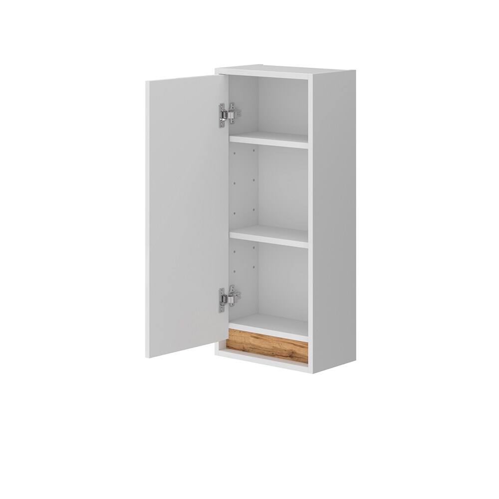 Vicco Hängeschrank Detmold Weiß Eiche 82 x 35 cm mit Tür