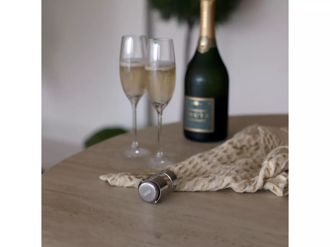 Ogo Living - Bouchon A Champagne En Acier Inoxydable