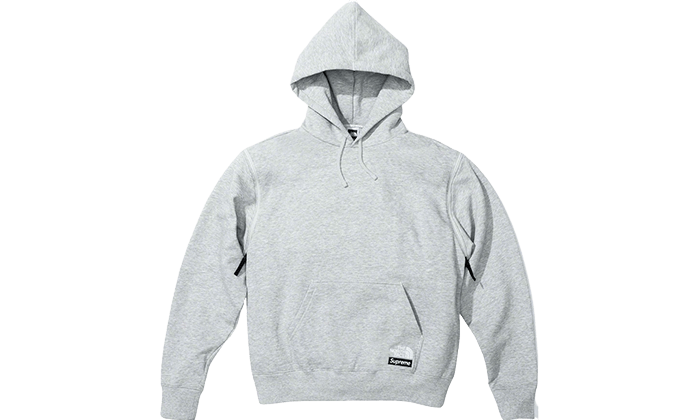 Supreme / The North Face Convertible Hooded Sweatshirt Heather Grey