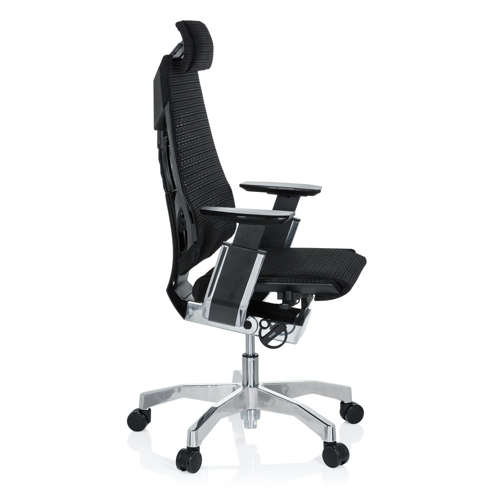 High End Bürostuhl GENIDIA PRO Netzstoff mit Armlehnen hjh OFFICE
