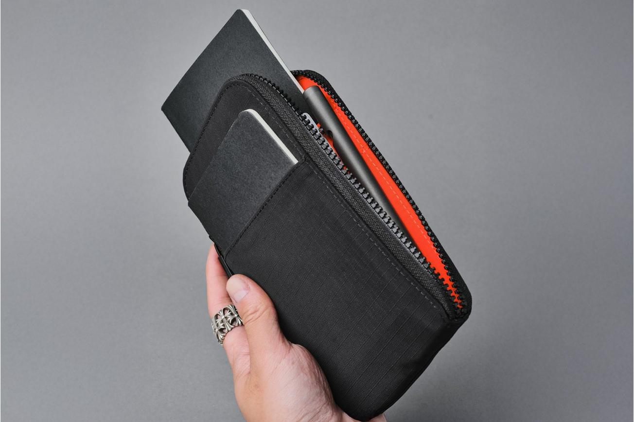Alpaka Gear Zip Travel Wallet AD010590218 Grey, Axoflux 210D, reisportemonnee