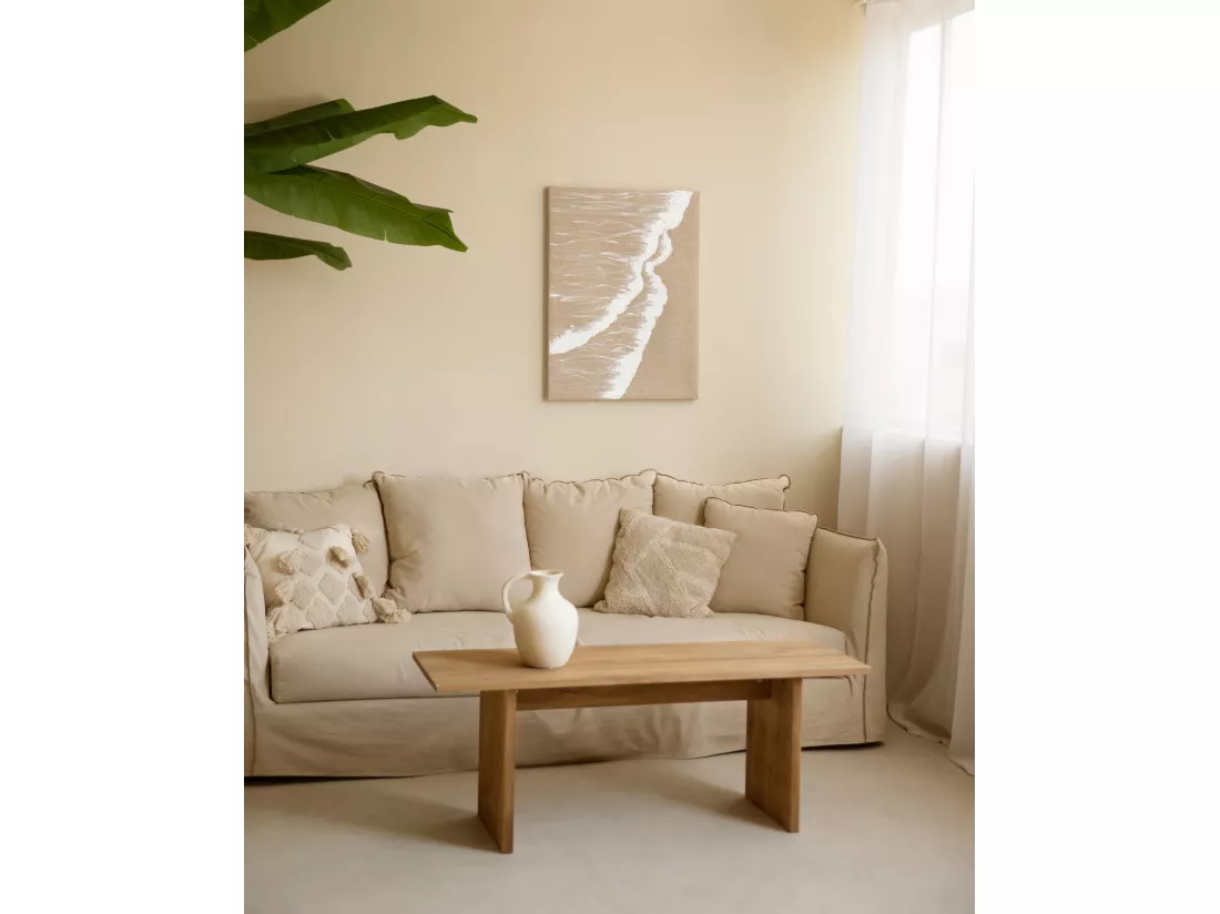 Peinture à l'huile décorative faite à la main sans cadre 80x100cm - ADRIANA - DECOWOOD