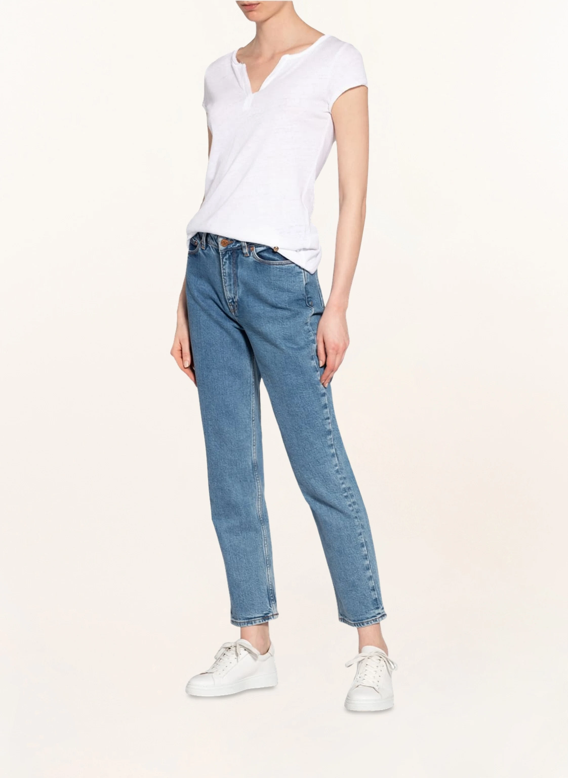 MOS MOSH T-Shirt TROY mit Leinen