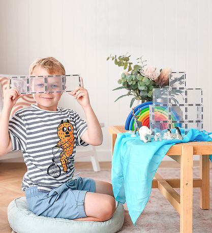 Connetix Magnetset - 12 Teile - Clear Rechteckpackung