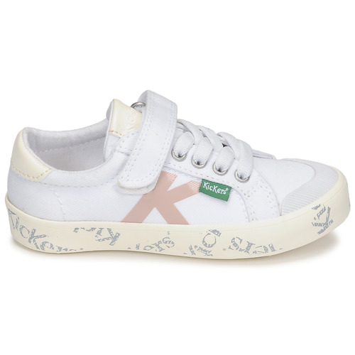 Kickers - GODY - Blanc / Rose