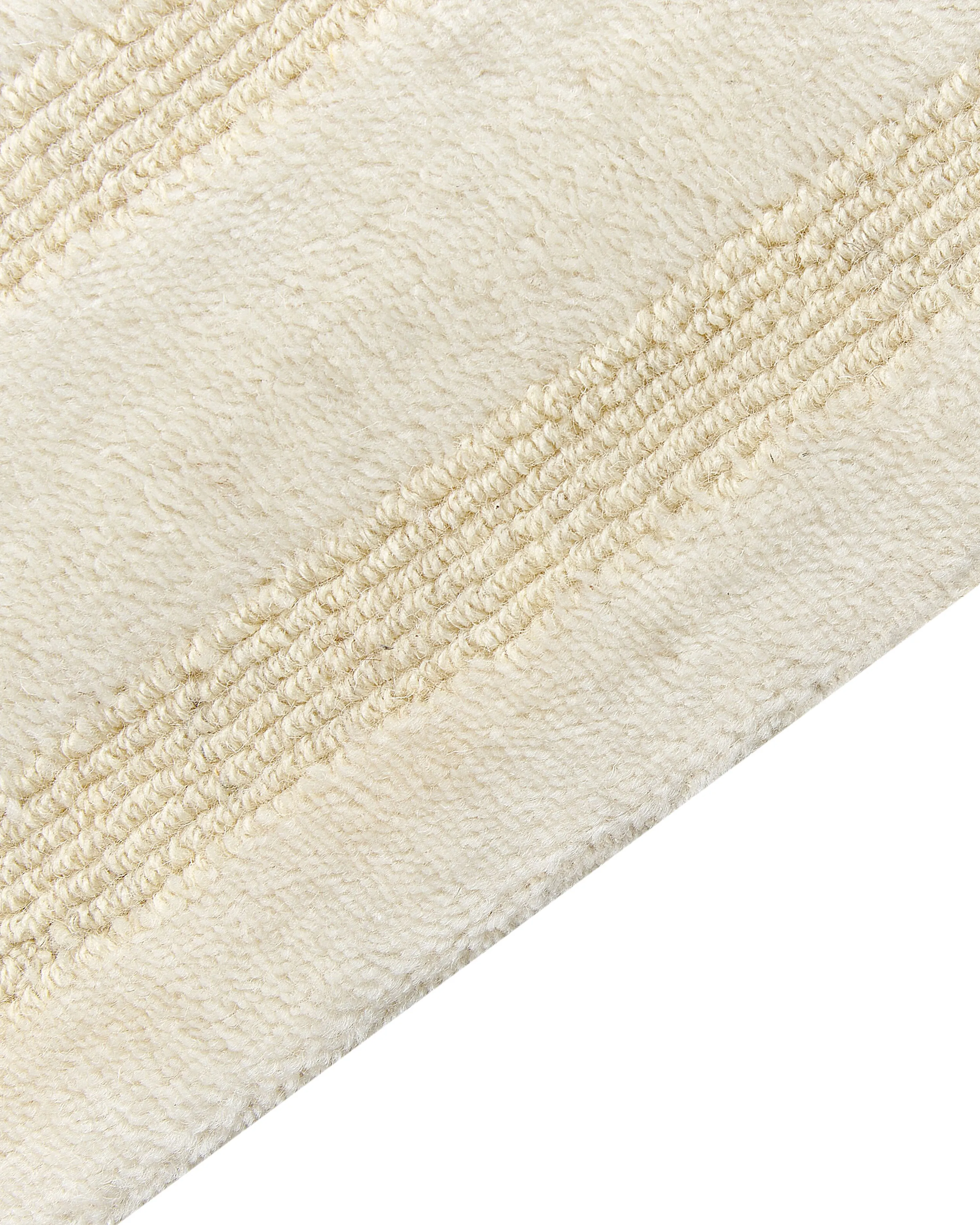 Vloerkleed ABEGUM Beige 200 x 300 cm Wol