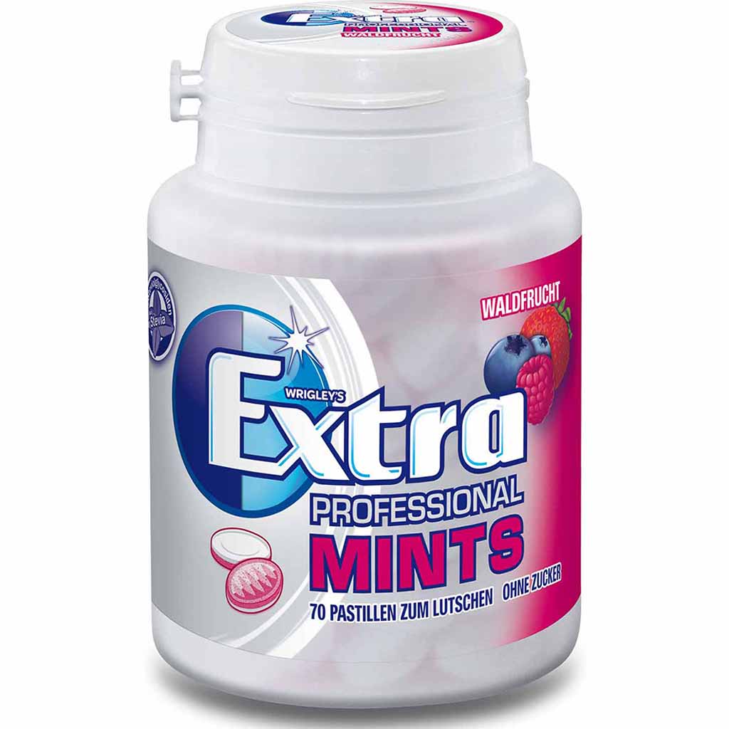 Wrigleys Extra Professional Mints Waldfrucht 6x77g=462g MHD:2.9.25