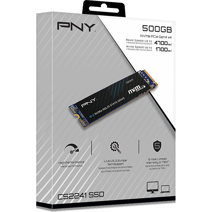 PNY CS2241 1TB M.2 NVME 1 To PCI Express 4.0 3D NAND
