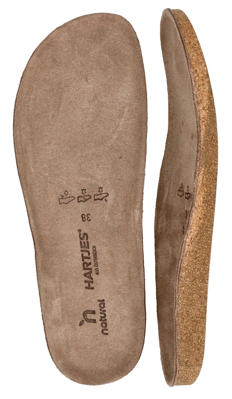 Hartjes Slippers Taupe Dames