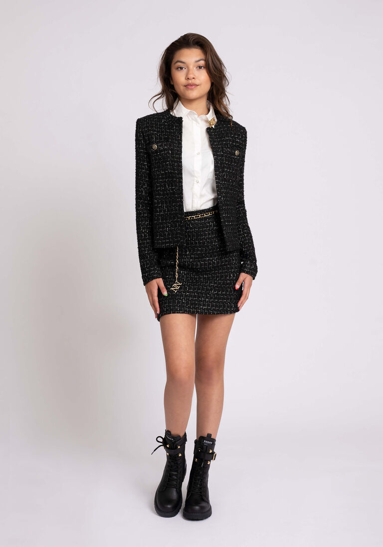 NIK & NIK zwarte nik & nik minirok lorde skirt