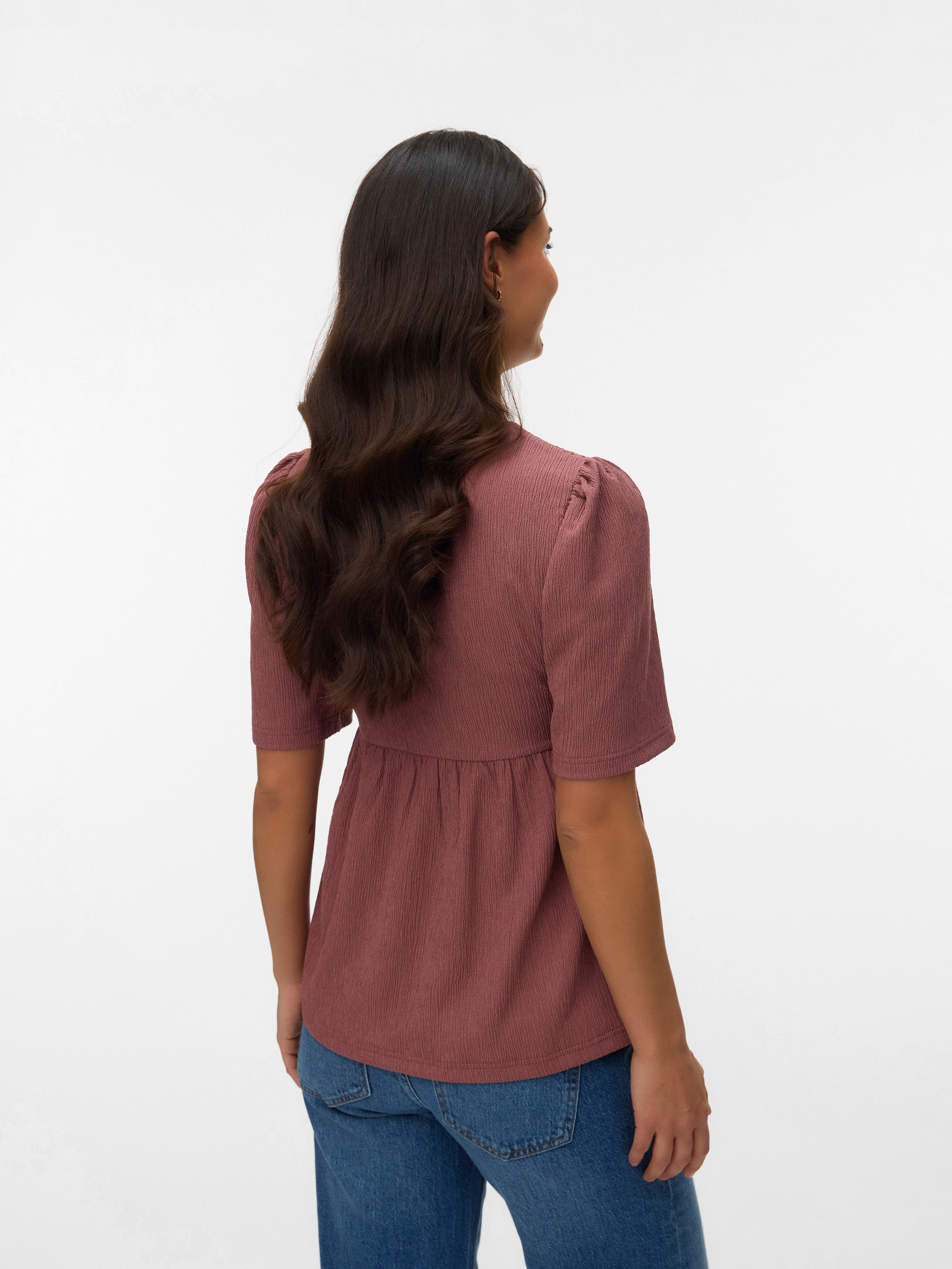Regular fit O-hals Top