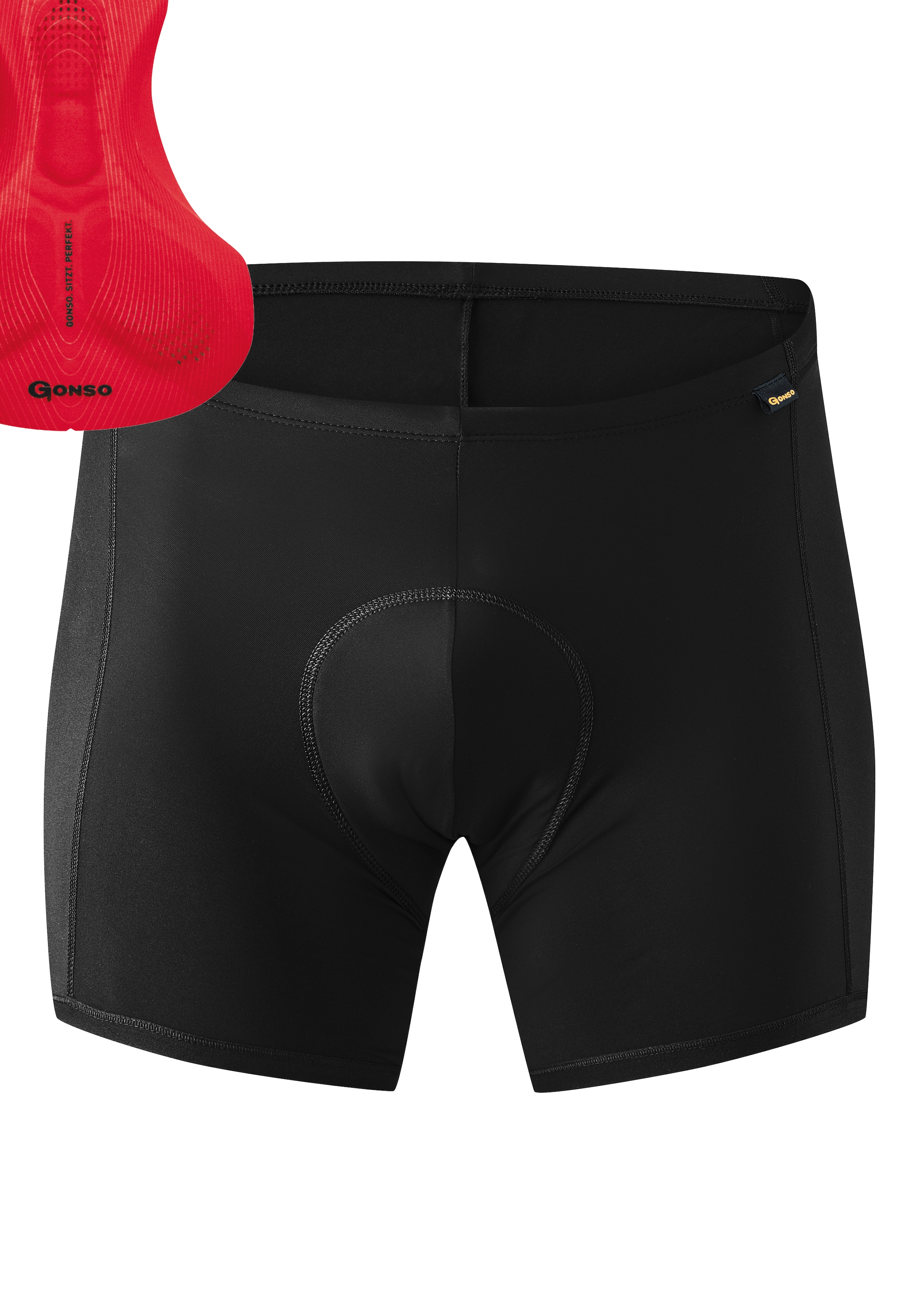 Gonso Fahrradhose »Sitivo U M«  Herren Fahrradunterhose, atmungsaktive Radhose, Sitzpolster, Tight Fit
