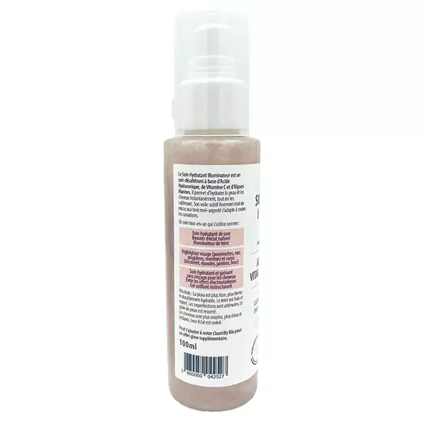 Lov'FROG Hidratante Iluminador Champagne Rose Shimmer Orgânico 100ml