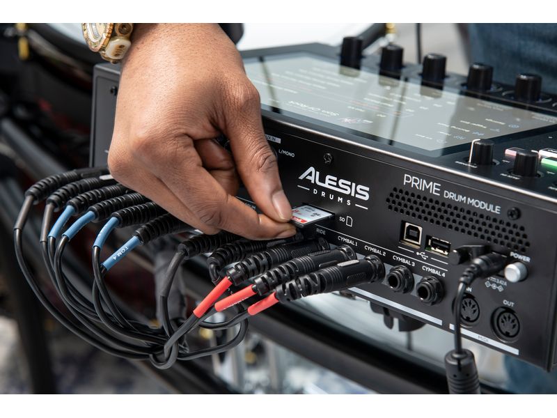Alesis E-Drum Strata Prime 10-teiliges E-Drum-Set mit Touch-Screen Drum-Modul