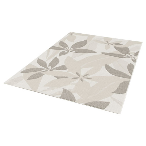 Tapis d'intérieur ou d'extérieur - vanille - beige naturel - 120 x 170 cm