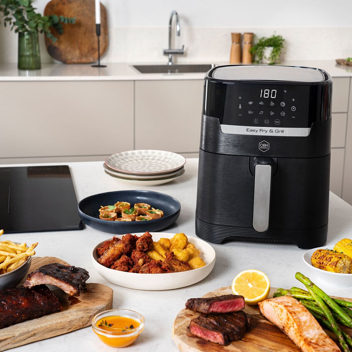 Easy Fry & Grill Precision 2in1, svart