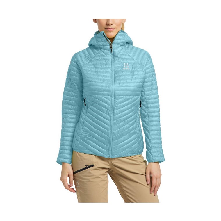 Haglöfs L.I.M Mimic Hooded Jacket Women Frost Blue