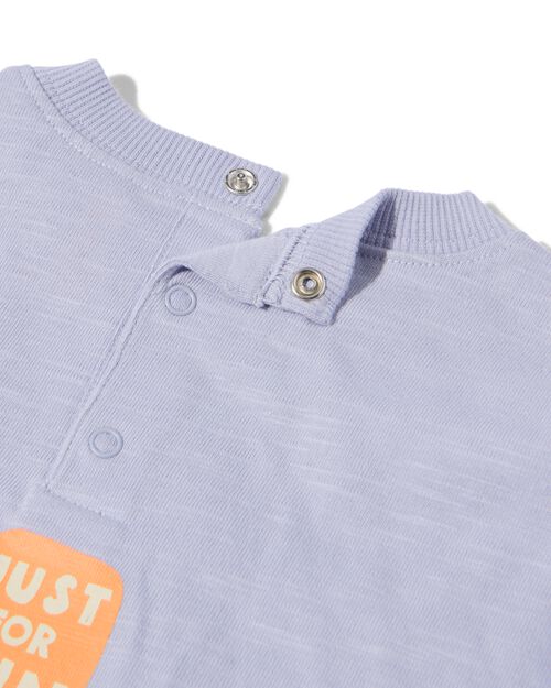 t-shirt bébé oiseau lilas