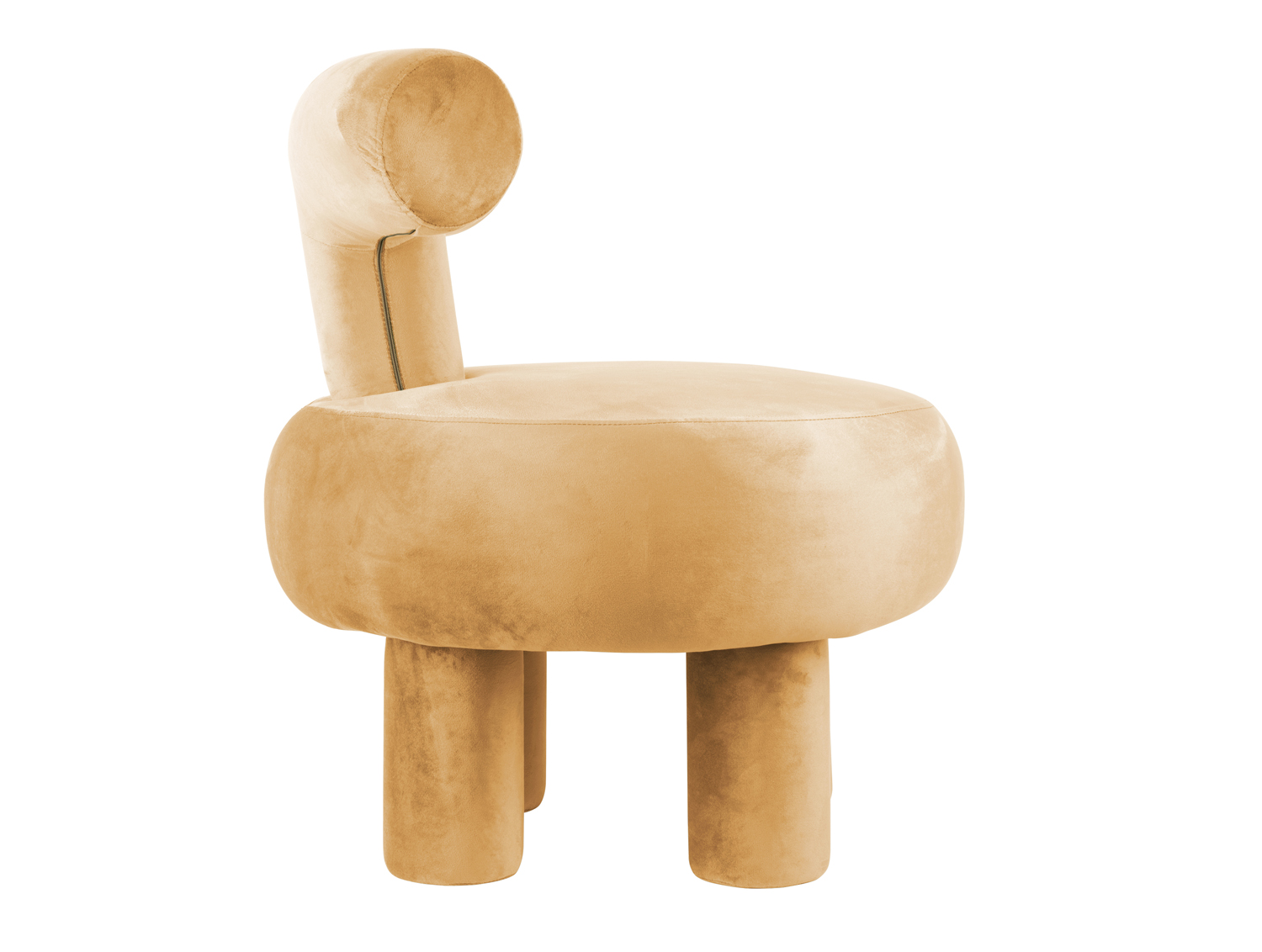 Chair Abrazo velvet sand brown