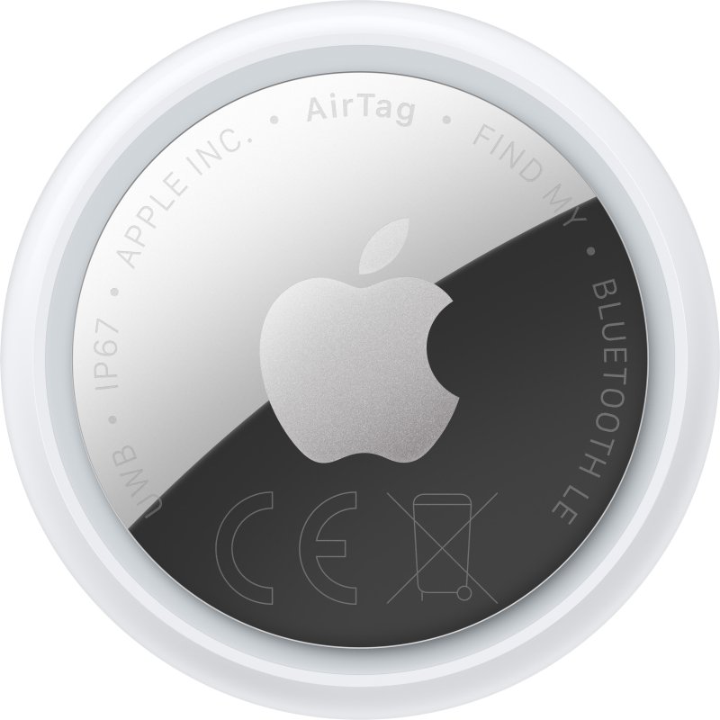 Apple AirTag Personnel Recherche Argent, Blanc