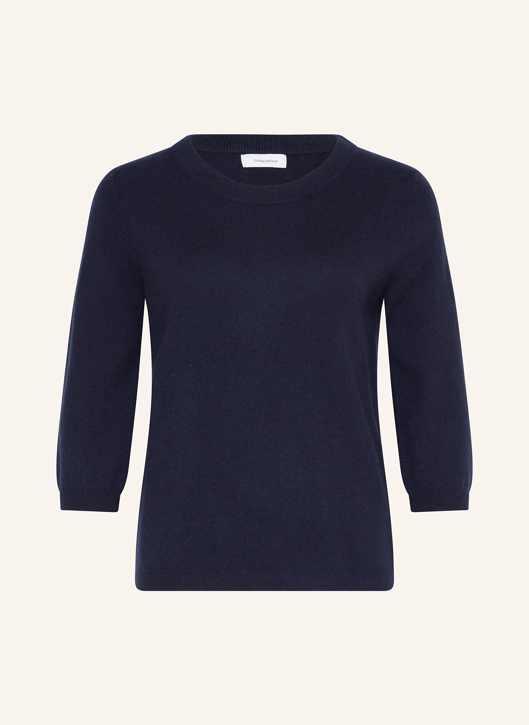 darling harbour Cashmere-Pullover mit 3/4-Arm