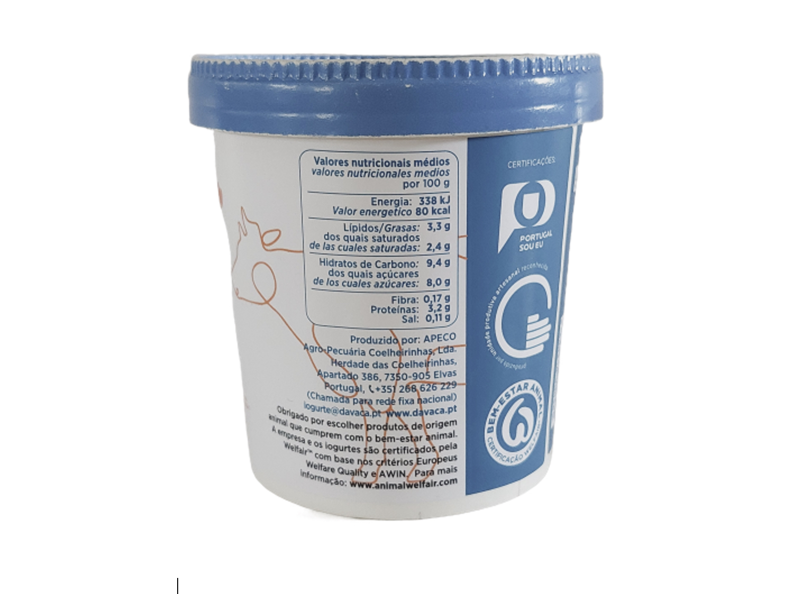IOGURTE DAVACA TANGERINA 400G