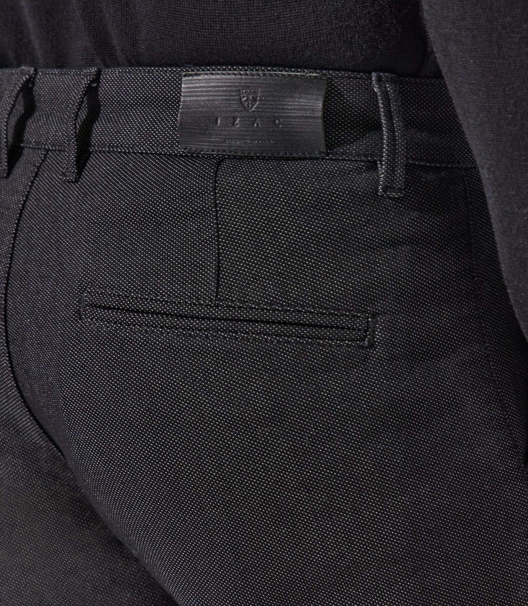 Pantalon chino armuré noir VERREBI