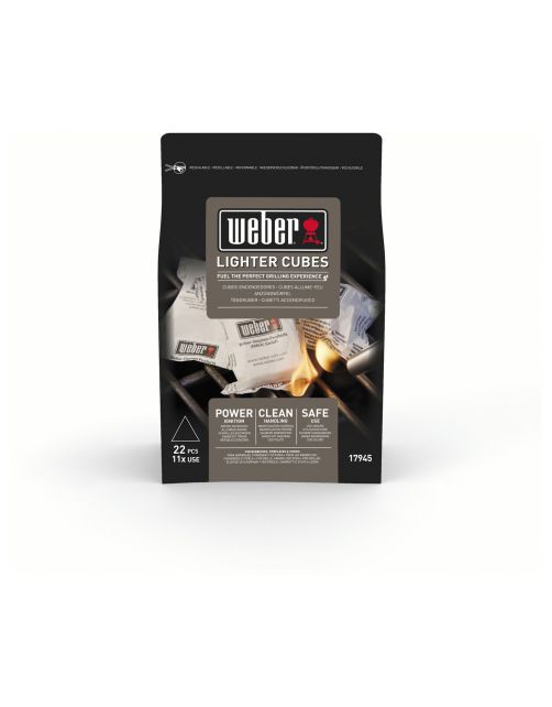 Weber Aanmaakblokjes - Barbecue - Wit 22 stuks