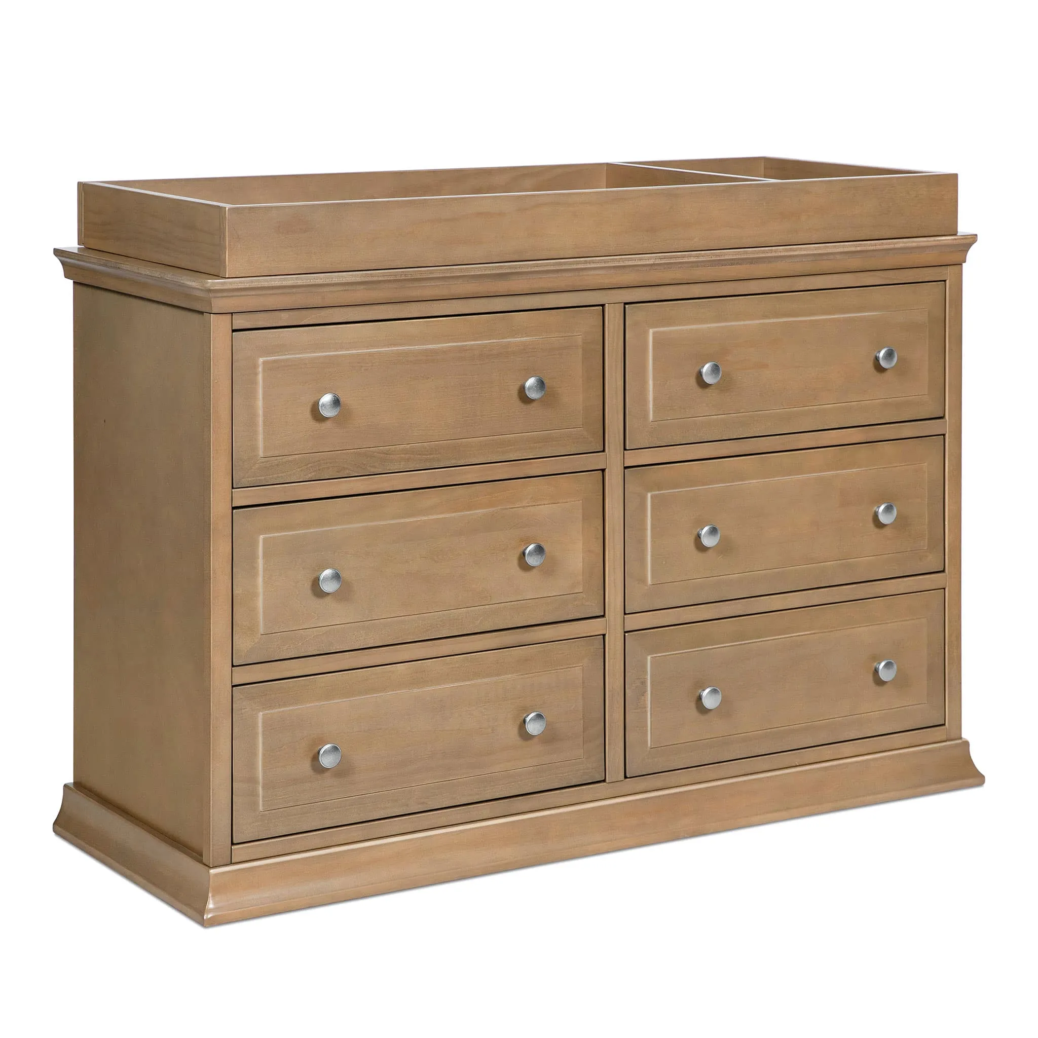 DaVinci Bureau Double 6 Tiroirs Signature Davinci - Noisette