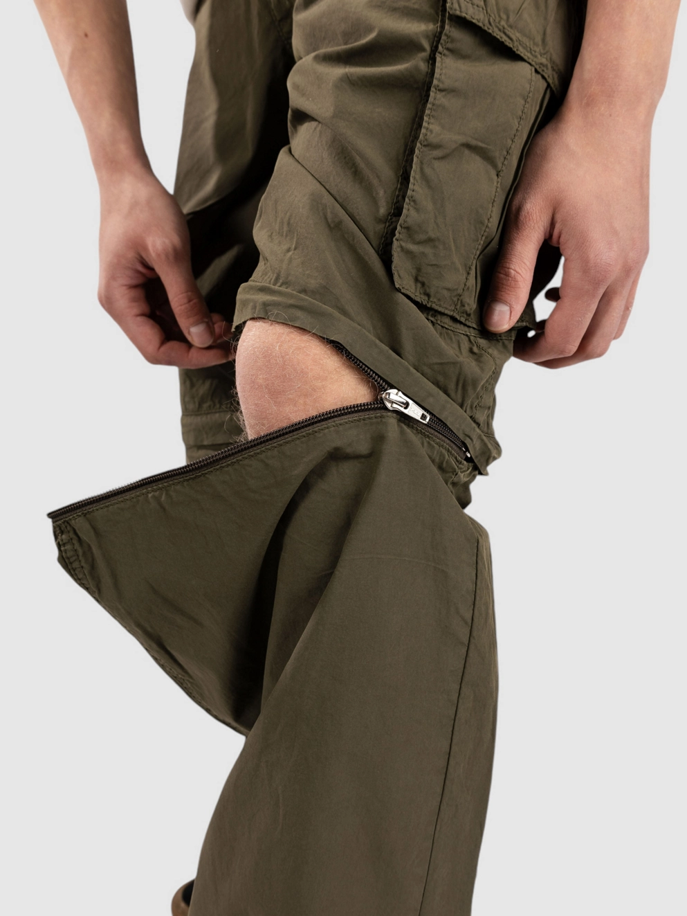 Urban Classics Zip Away Pants olive