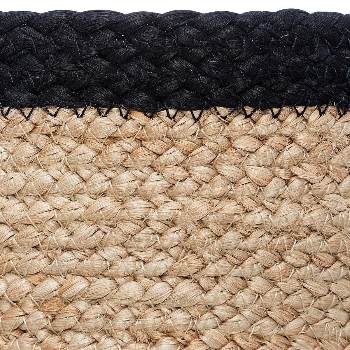 PANIER JUTE JACKSON NOIR TAILLE L
